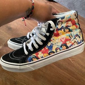 Disney princess sk8 high vans